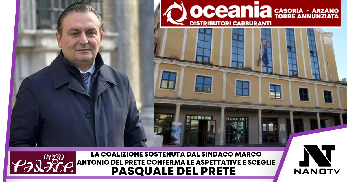Frattamaggiore. La coalizione sostenuta dal Sindaco Marco Antonio Del Prete ufficializza la candidatura a Sindaco di Pasquale Del Prete