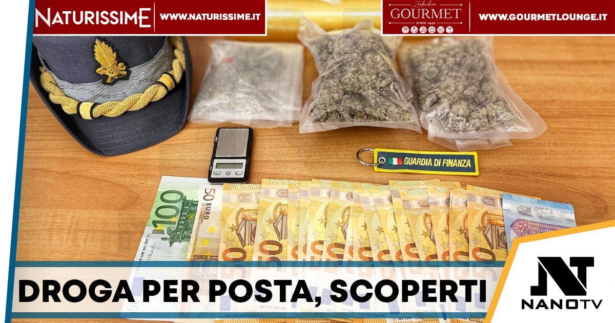 Pacchi sospetti con hashish e marijuana: denunciati due giovani