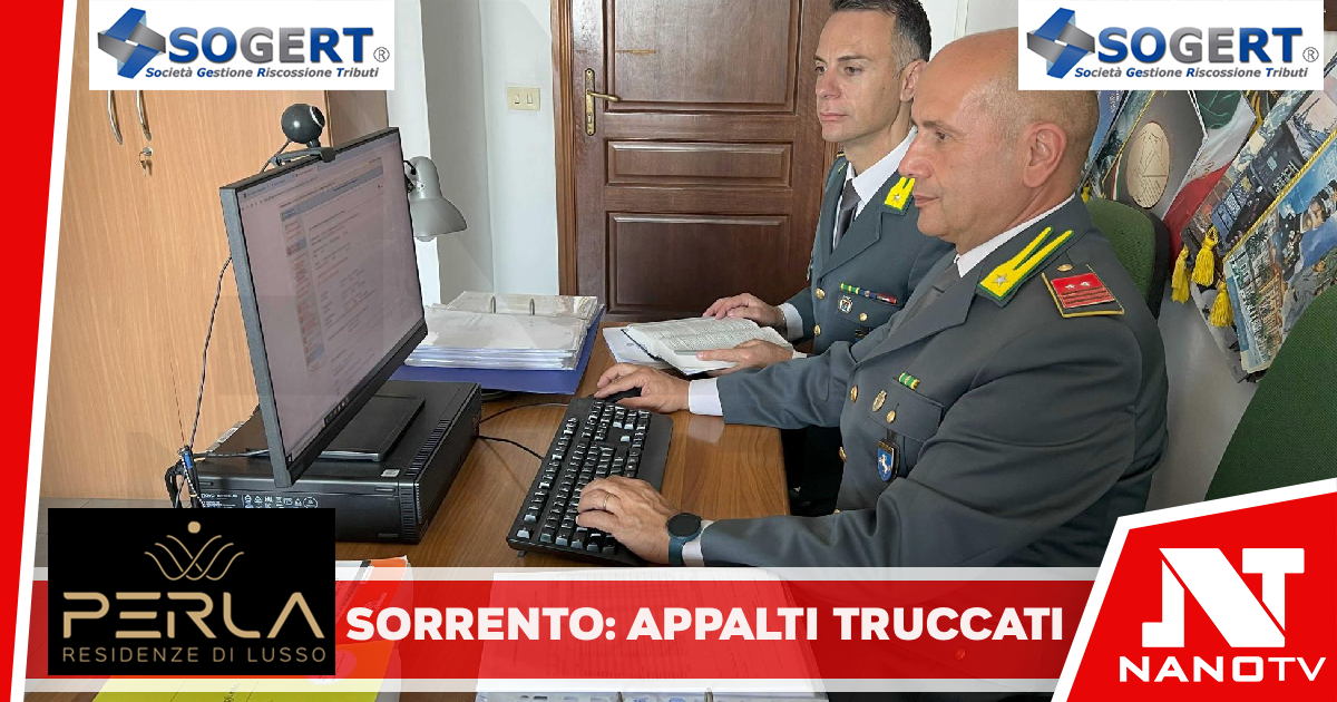 Sorrento nella bufera: appalti truccati e corruzione, ci sono 21 indagati