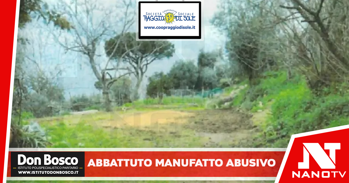 Abbattuto manufatto abusivo in area con vincoli paesaggistici