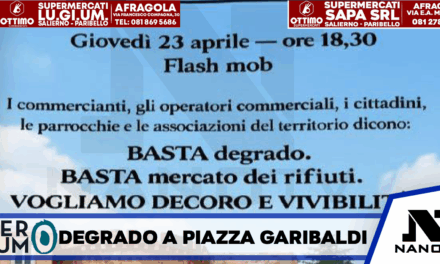 Napoli, giovedì 23 aprile flash mob contro il degrado di piazza e corso Garibaldi