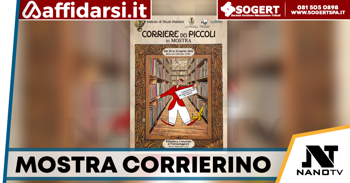 A Frattamaggiore la mostra sul Corriere dei Piccoli per gli studenti delle scuole primarie
