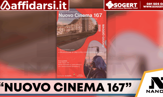 Scampia, al via “Nuovo Cinema 167”: corso gratuito per formare i talenti del cinema
