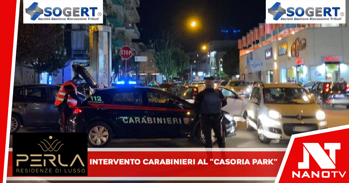 Casoria: I carabinieri della sezione radiomobile della compagnia di Casoria sono intervenuti nel parcheggio del centro commerciale “Casoria park”.