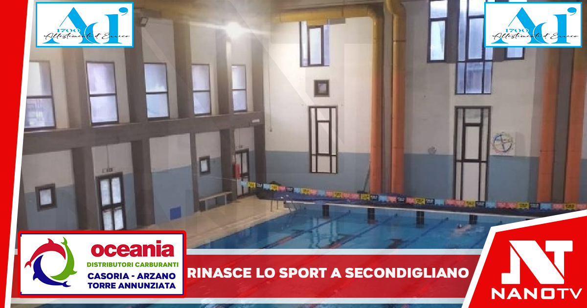Rinasce lo sport a Napoli Nord con la piscina riqualificata