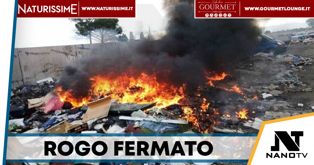 Giugliano in Campania, incendio nel campo rom: arrestato un 23enne