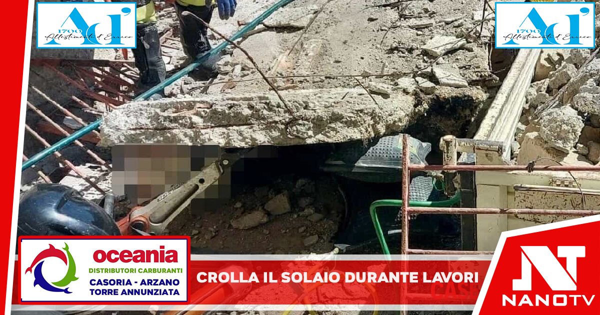 San Felice a Cancello: Crolla il solaio durante i lavori: 3 operai travolti