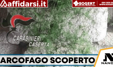 Pietravairano, scoperto frammento di sarcofago romano nel muro di un ristorante