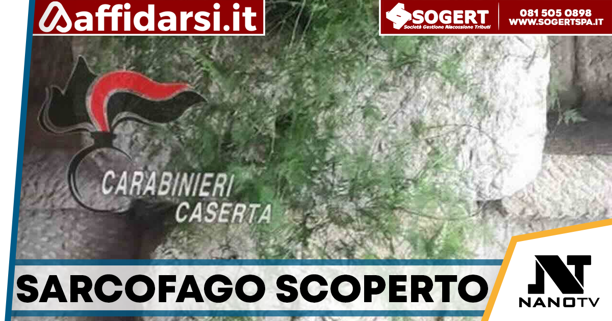 Pietravairano, scoperto frammento di sarcofago romano nel muro di un ristorante