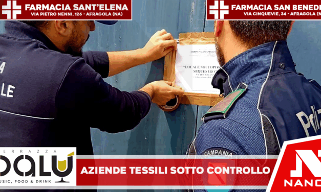 Vitulazio (CE): Due aziende tessili sotto controllo: gravi violazioni ambientali e in materia di sicurezza sul lavoro, denunciati i titolari. Operazione coordinata dalla Polizia Provinciale