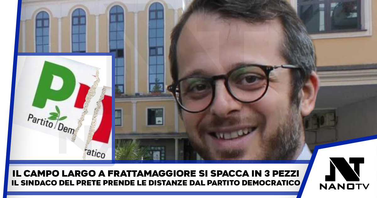 Frattamaggiore. Il Sindaco Marco Antonio Del Prete non sosterra’ il Partito Democratico alle prossime amministrative