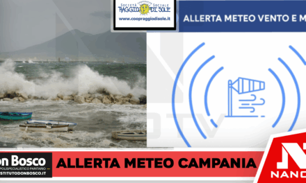 Campania-Allerta meteo su tutta la regione,forte vento e mareggiate