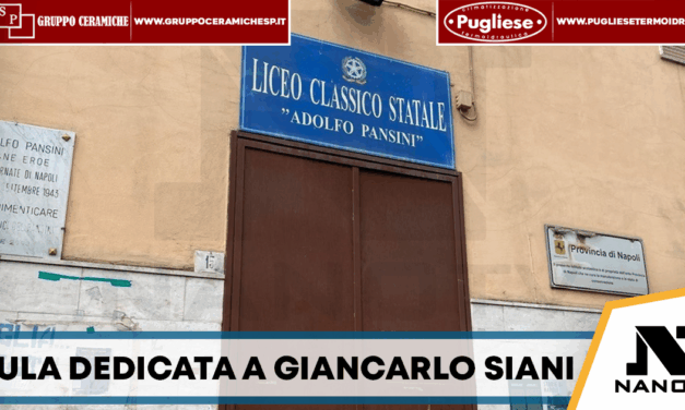 Napoli, al Liceo Pansini nasce l’Aula di Giornalismo dedicata a Giancarlo Siani