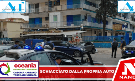 *MARANO DI NAPOLI: il freno a mano non scatta, schiacciato dalla sua auto. 46enne salvato dai Carabinieri*