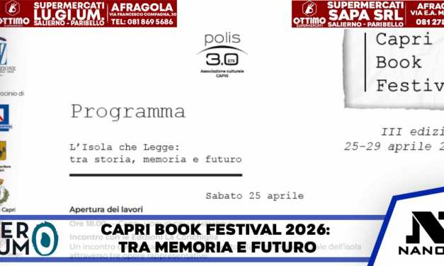 Capri, l’Isola che Legge: al via la Terza Edizione del Book Festival