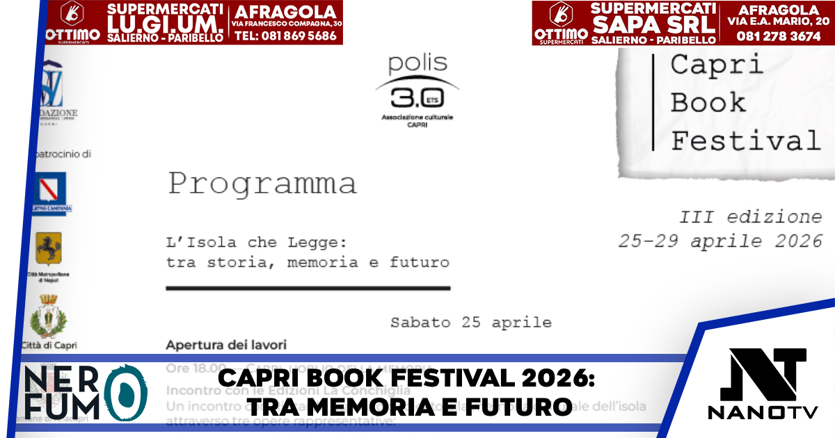 Capri, l’Isola che Legge: al via la Terza Edizione del Book Festival