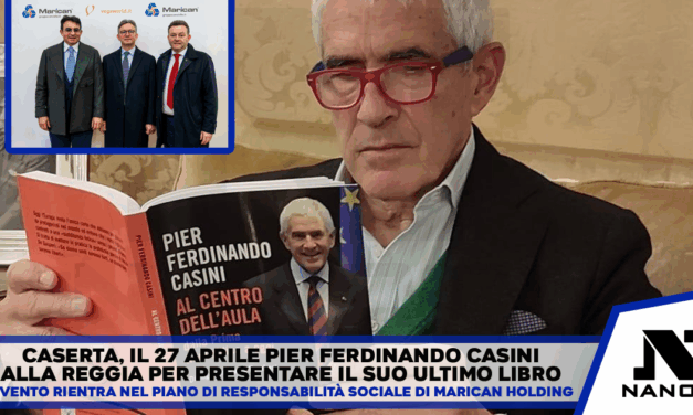 Caserta, il 27 aprile Pier Ferdinando Casini alla Reggia per presentare il suo ultimo libro