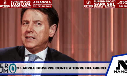 Il 25 aprile Giuseppe Conte inaugura sede M5S a Torre del Greco