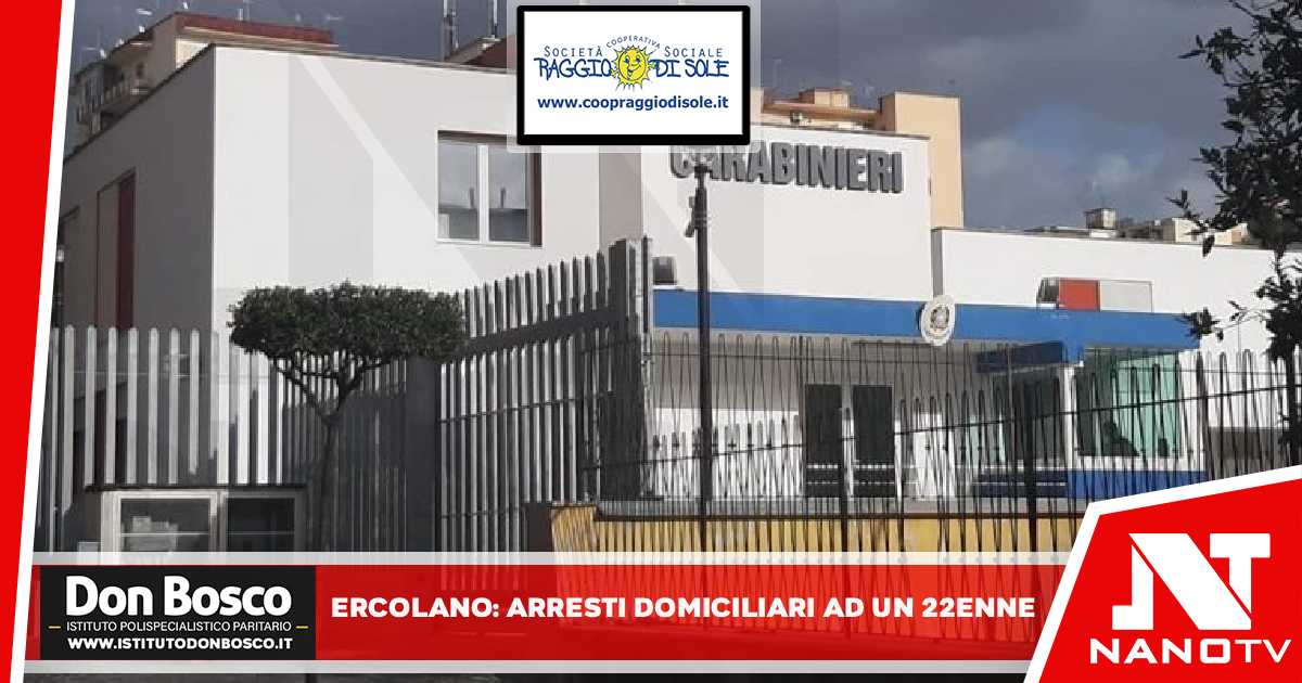 PROCURA DI NAPOLI : i Carabinieri della Tenenza CC di Ercolano hanno dato esecuzione ad una Ordinanza di Custodia Cautelare degli arresti domiciliari ad un ragazzo ventiduenne
