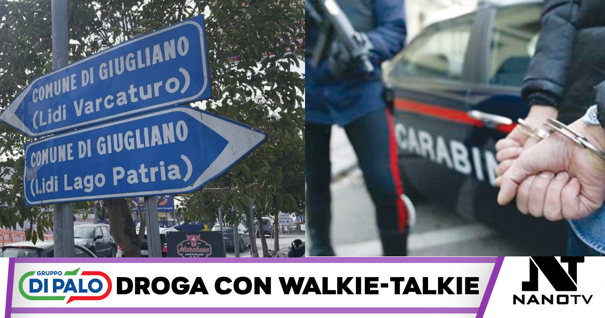Giugliano-Consegne e vendite di droga coordinate con i walkie talkie. Arrestati dai Carabinieri