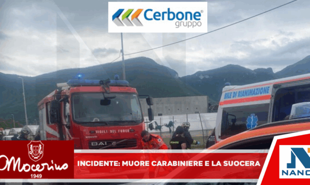 Incidente stradale nel Salernitano, morti un carabiniere e la suocera
