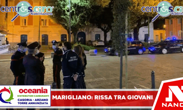 Marigliano: carabinieri intervengono per una rissa tra giovani