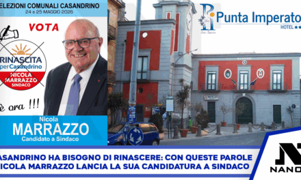 Casandrino ha bisogno di rinascere: con queste parole Nicola Marrazzo lancia la sua candidatura a sindaco