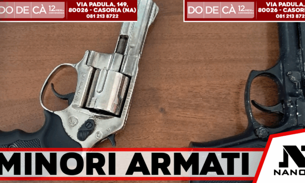 Minori con pistole replica: intervento della Polizia sul lungomare di Napoli