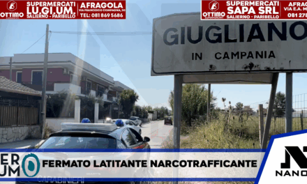 *GIUGLIANO IN CAMPANIA: 3 anni da fantasma, fermato durante un posto di blocco. Latitante del narcotraffico internazionale arrestato dai Carabinieri*