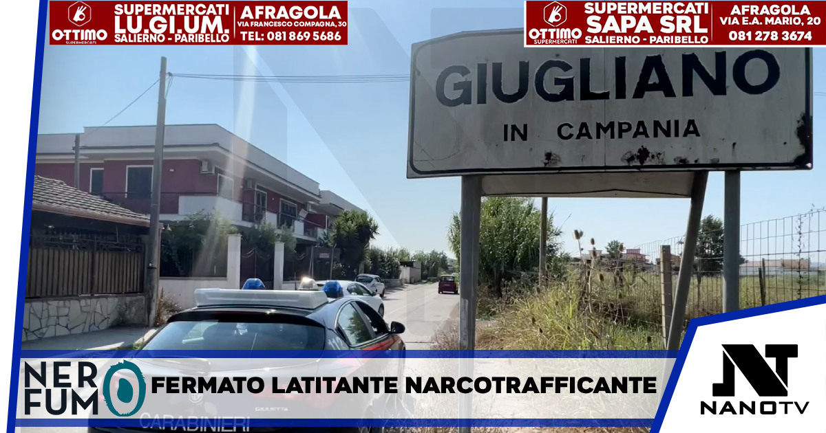 *GIUGLIANO IN CAMPANIA: 3 anni da fantasma, fermato durante un posto di blocco. Latitante del narcotraffico internazionale arrestato dai Carabinieri*