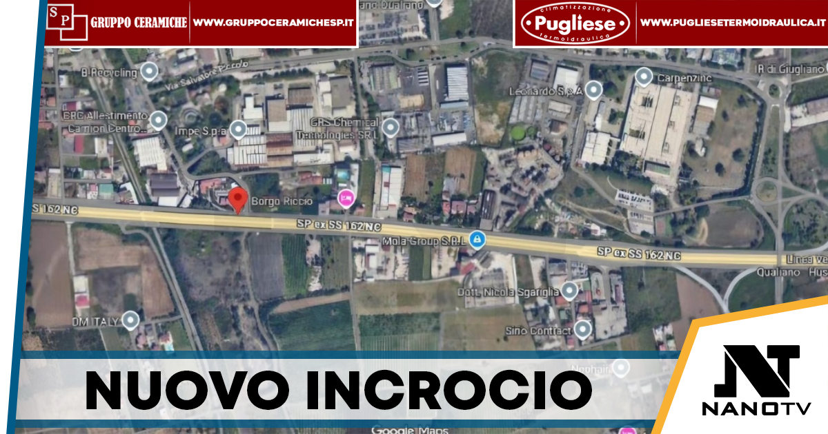 Giugliano in Campania, inaugurata la rotatoria sulla SP1: più sicurezza e meno traffico