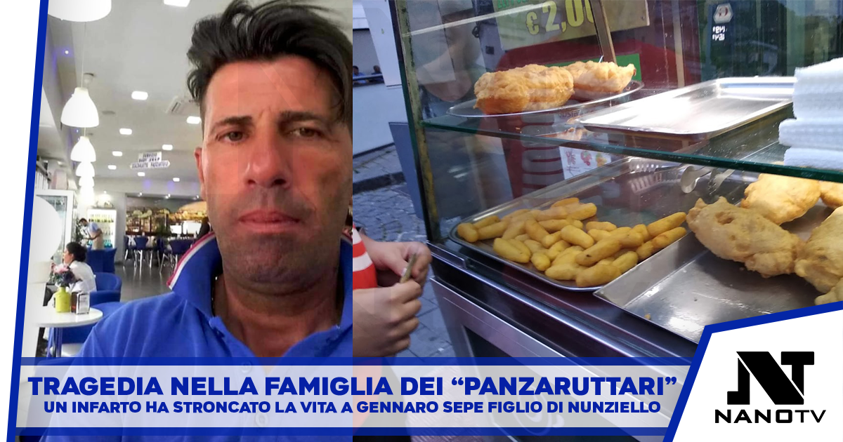 Afragola. Un infarto improvviso ha stroncato la vita di Gennaro Sepe, storico venditore di zeppole e panzarotti