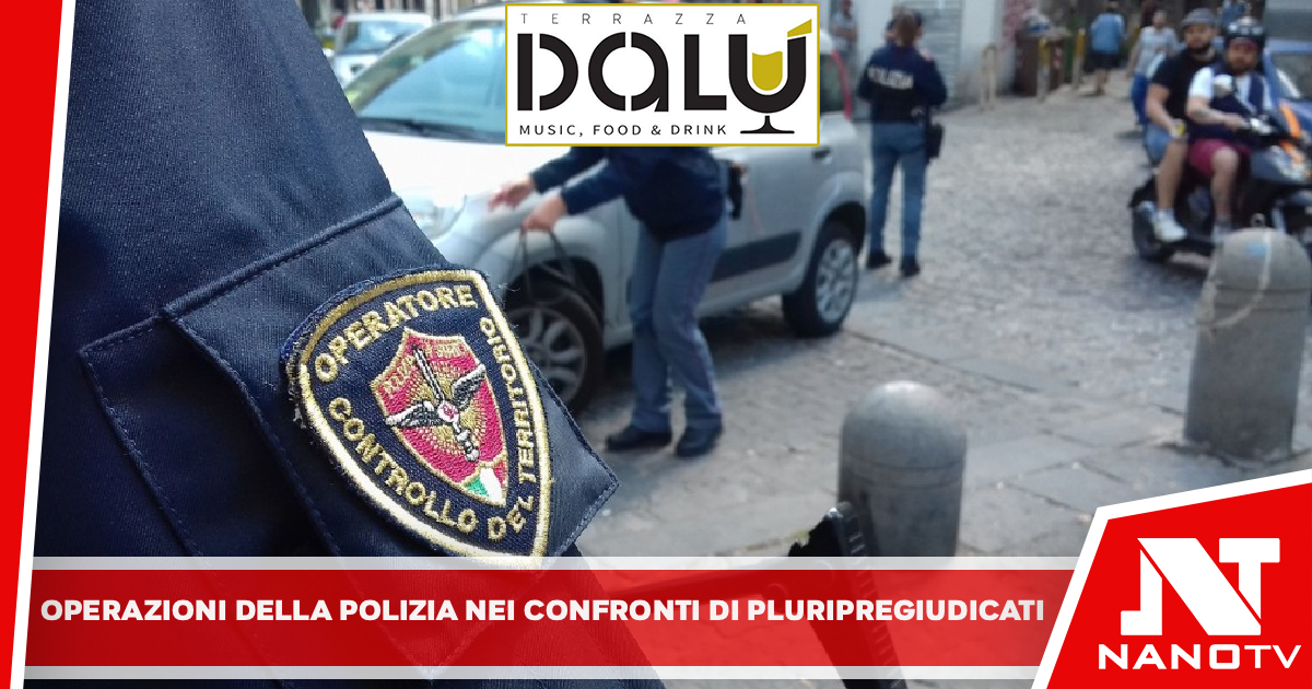 Dalle prime luci dell’alba, è in corso un’operazione della Polizia di Stato nei confronti di tre soggetti pluripregiudicati
