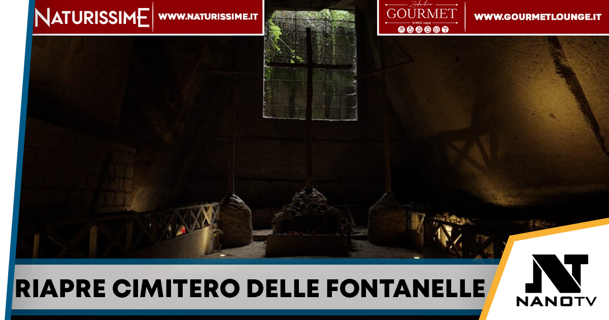 Napoli, riapre il Cimitero delle Fontanelle: inaugurazione il 18 aprile