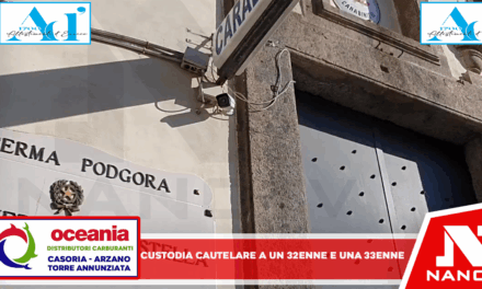 i Carabinieri del Nucleo Operativo della Compagnia di Napoli-Stella hanno dato esecuzione a un’ordinanza di custodia cautelare in carcere, nei confronti di un 32enne e di una 33enne.