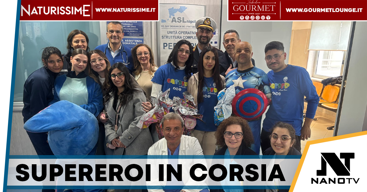 Frattamaggiore, “Casper e i Supereroi in Corsia”: 20 anni di sorrisi per i bambini