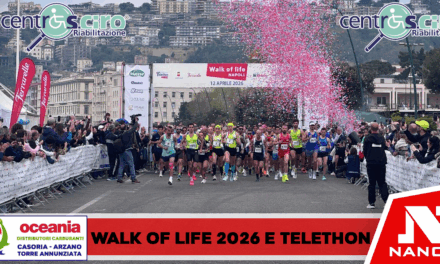 Napoli -Walk of Life per Telethon, Raccolti 87.000 euro per la ricerca, 4.500 iscritti alla manifestazione