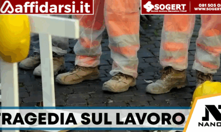 Sicignano degli Alburni, operaio muore in cantiere: colpito da una lastra d’acciaio