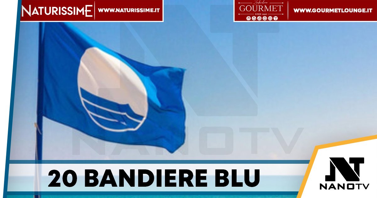 Campania conferma tutte le sue 20 Bandiere Blu per il 2026