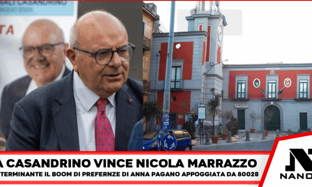Nicola Marrazzo è il nuovo sindaco di Casandrino