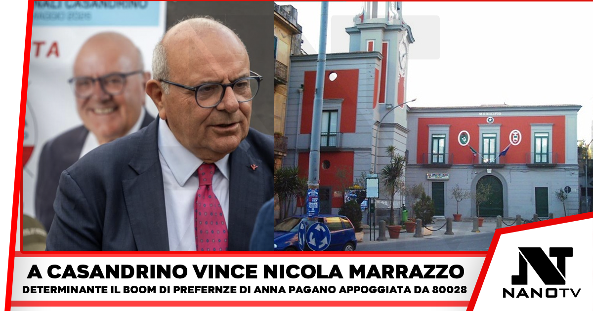 Nicola Marrazzo è il nuovo sindaco di Casandrino