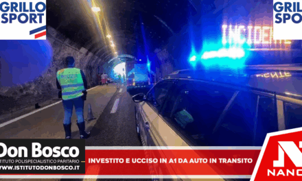 Avvia cantiere su A1 e viene investito e ucciso da auto in transito