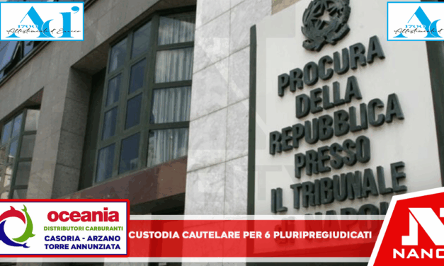 la Polizia di Stato ha eseguito un’Ordinanza di Applicazione della Misura Cautelare in carcere nei confronti di 6 soggetti pluripregiudicati