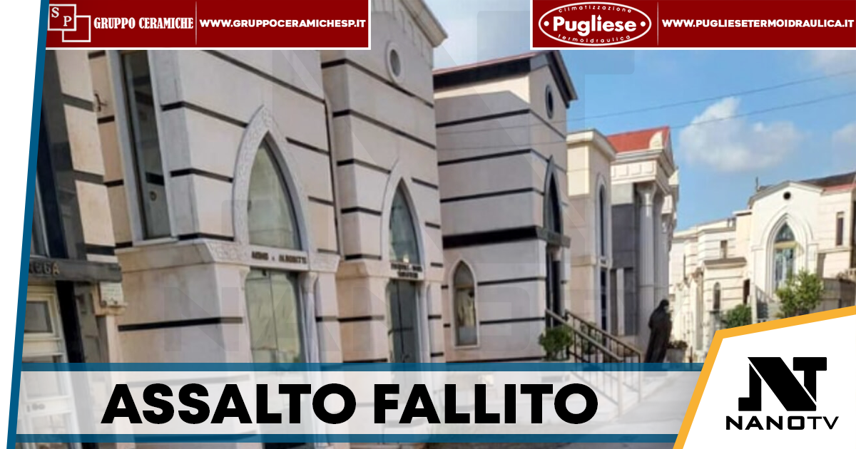 Tentano di assaltare la cassaforte del crematorio di Poggioreale: banditi in fuga