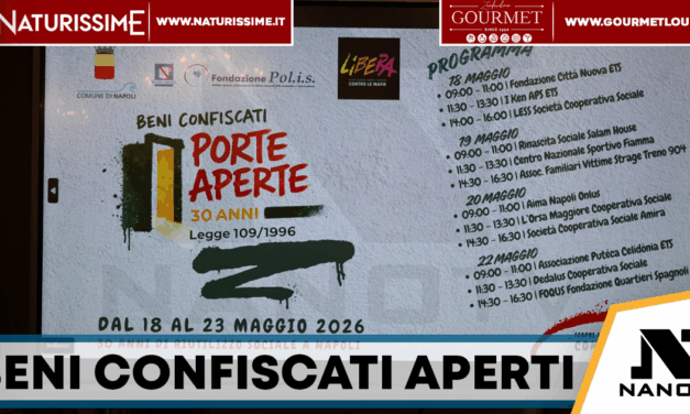 Napoli, i beni confiscati aprono alla città: al via “Porte Aperte” per i 30 anni della Legge 109/96