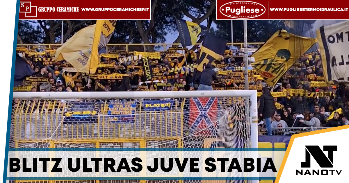 Ultras Juve Stabia, blitz della Polizia: perquisizioni e sequestri tra gli indagati anche tifosi già colpiti da DASPO