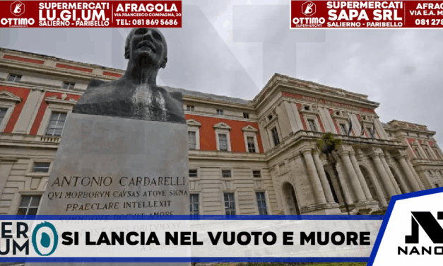 Una paziente del Cardarelli si lancia nel vuoto e muore, aveva 58 anni