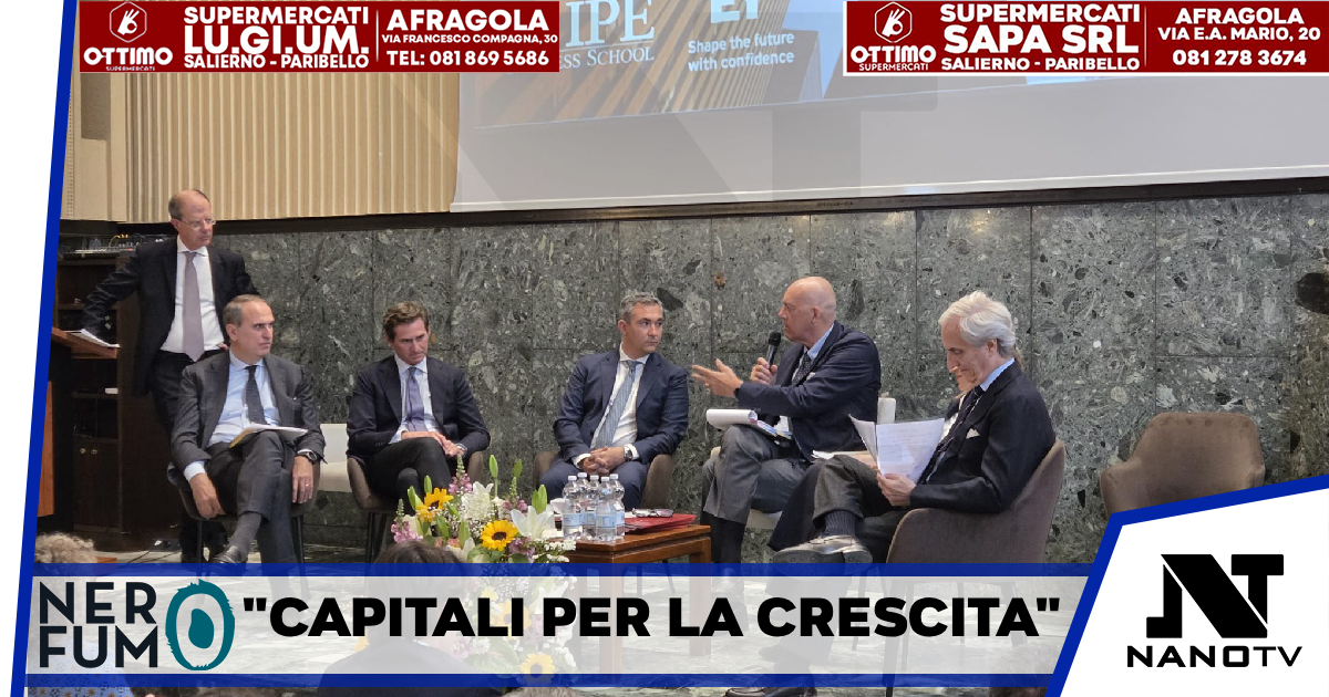“Capitali per la crescita”, è questo il titolo del convegno dedicato al ruolo del mercato dei capitali nello sviluppo delle imprese, in scena ieri presso l’Ipe Business School, moderato dal direttore de Il Mattino, Vincenzo Di Vincenzo.