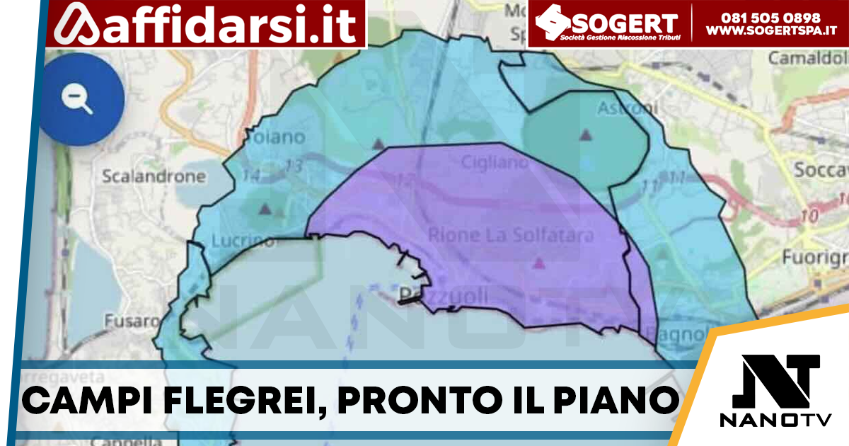 Campi Flegrei, pronto il piano per la zona rossa: ecco cosa prevede