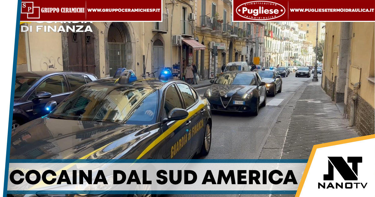 Traffico internazionale di cocaina dal Sud America: blitz tra Guardia di Finanza e SCO, sequestrati oltre 180 chili di droga